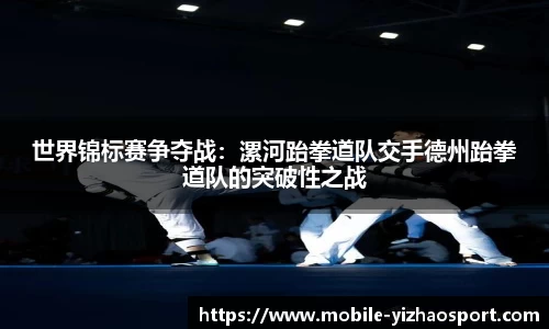 世界锦标赛争夺战：漯河跆拳道队交手德州跆拳道队的突破性之战